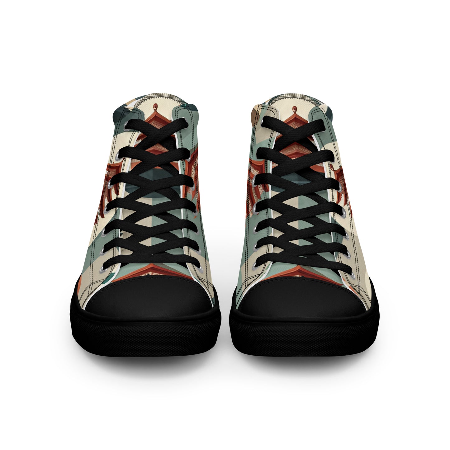 Men’s high top canvas shoes