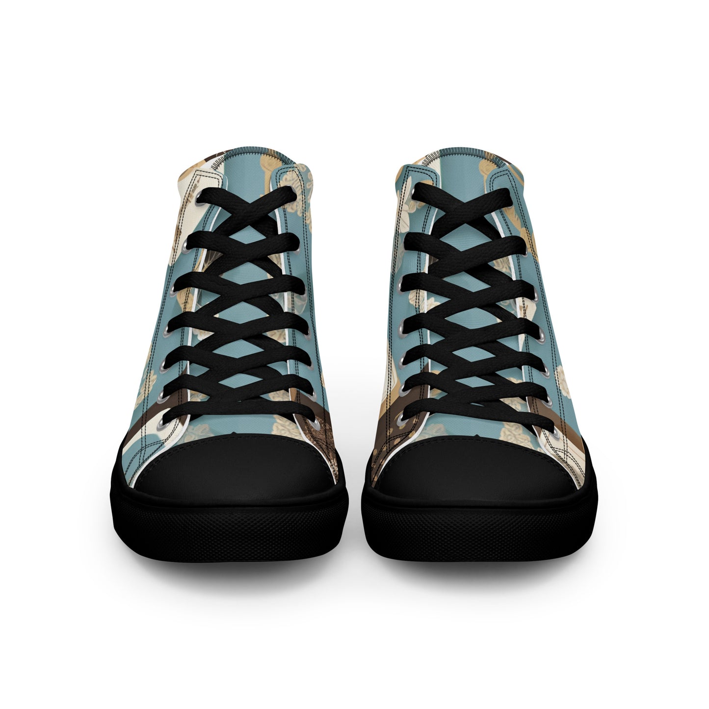 Men’s high top canvas shoes