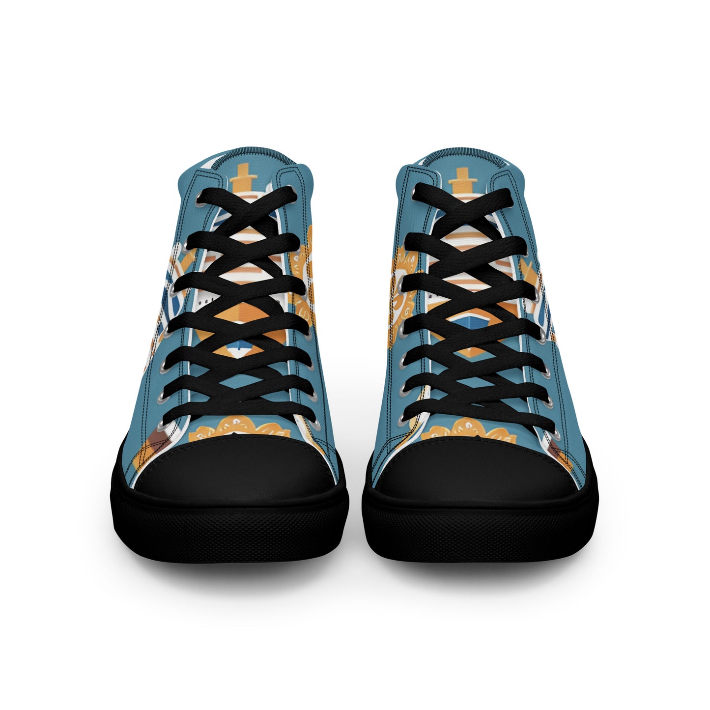 Men’s high top canvas shoes