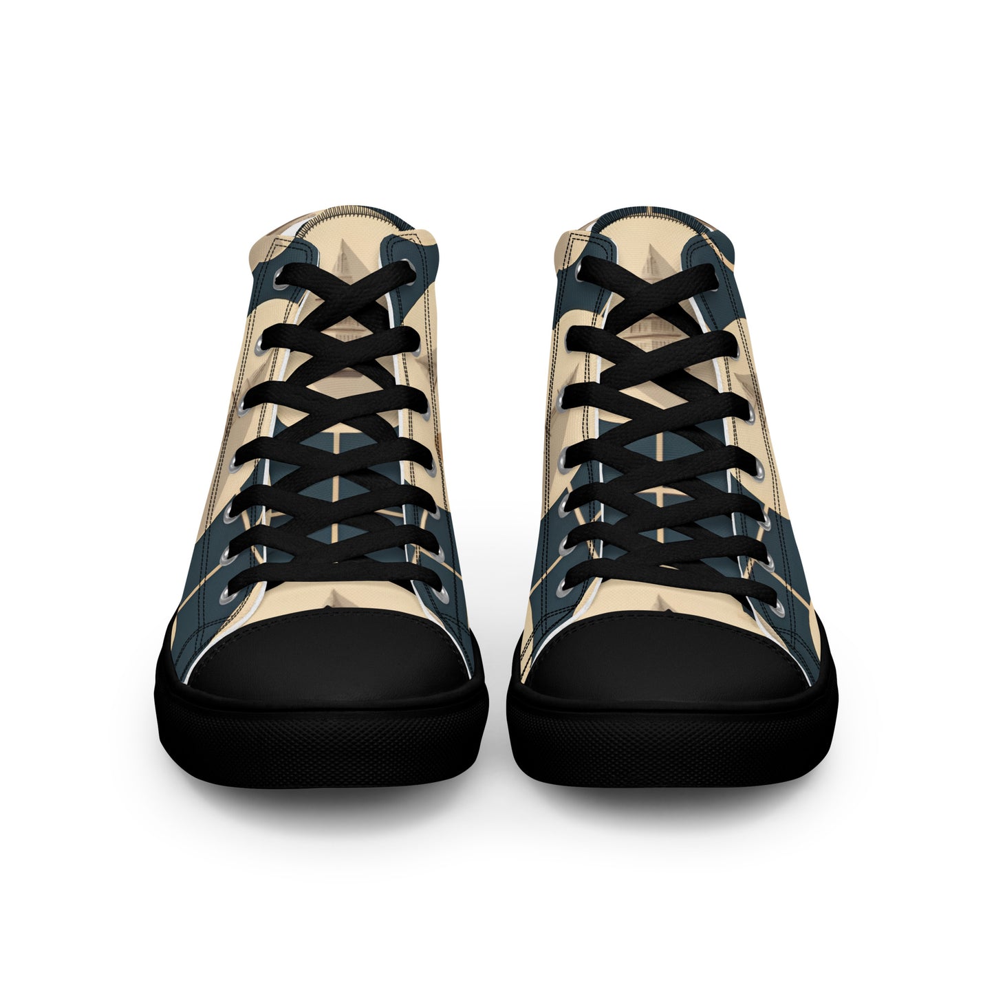 Men’s high top canvas shoes