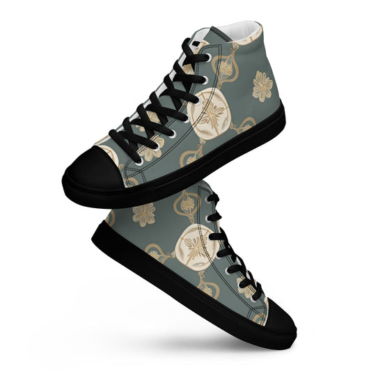 Men’s high top canvas shoes