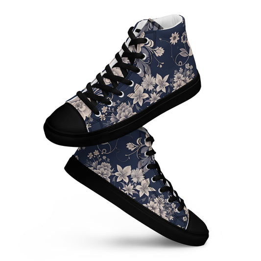 Men’s high top canvas shoes