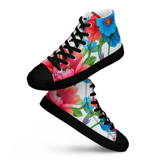 Men’s high top canvas shoes