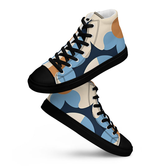 Men’s high top canvas shoes