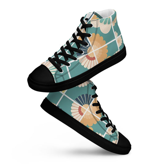 Men’s high top canvas shoes