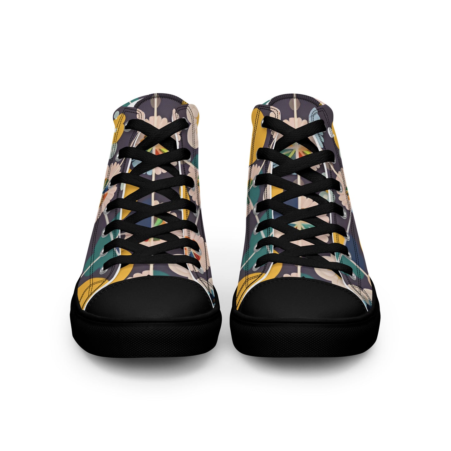 Men’s high top canvas shoes