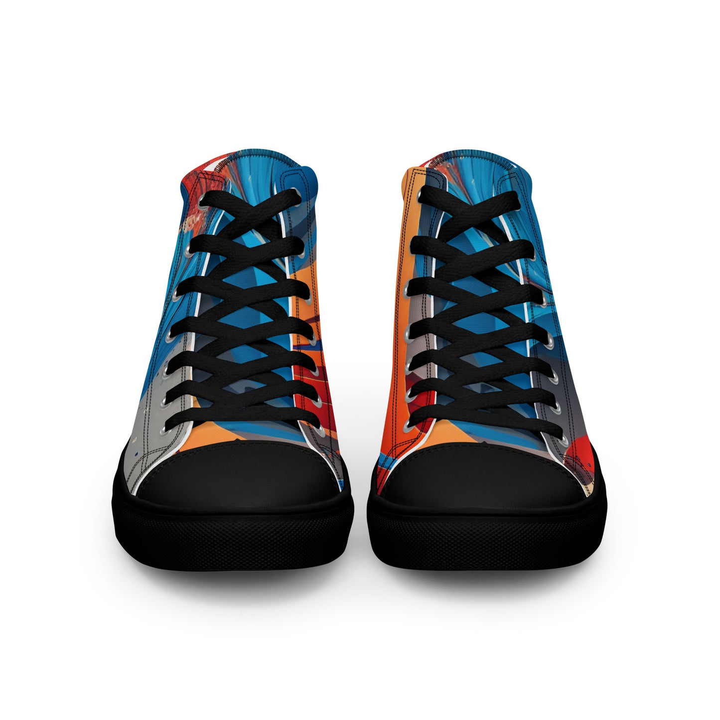 Men’s high top canvas shoes