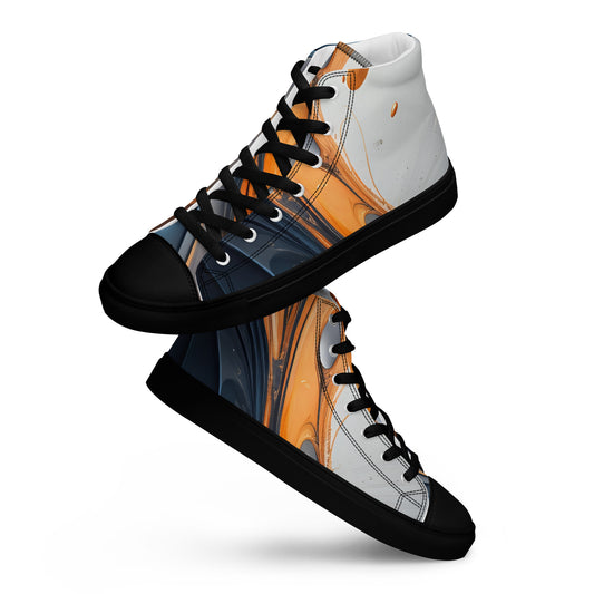 Men’s high top canvas shoes