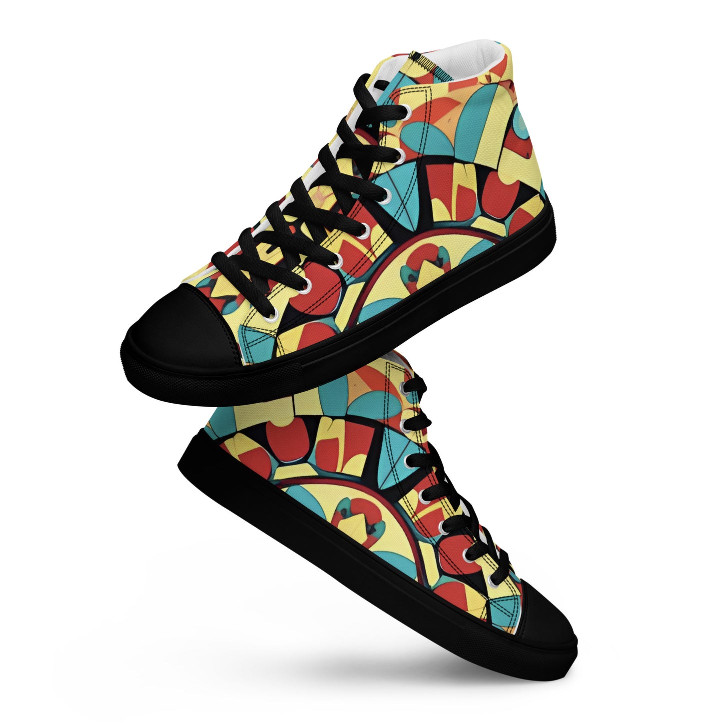 Men’s high top canvas shoes