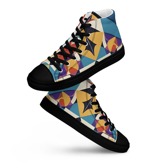 Men’s high top canvas shoes