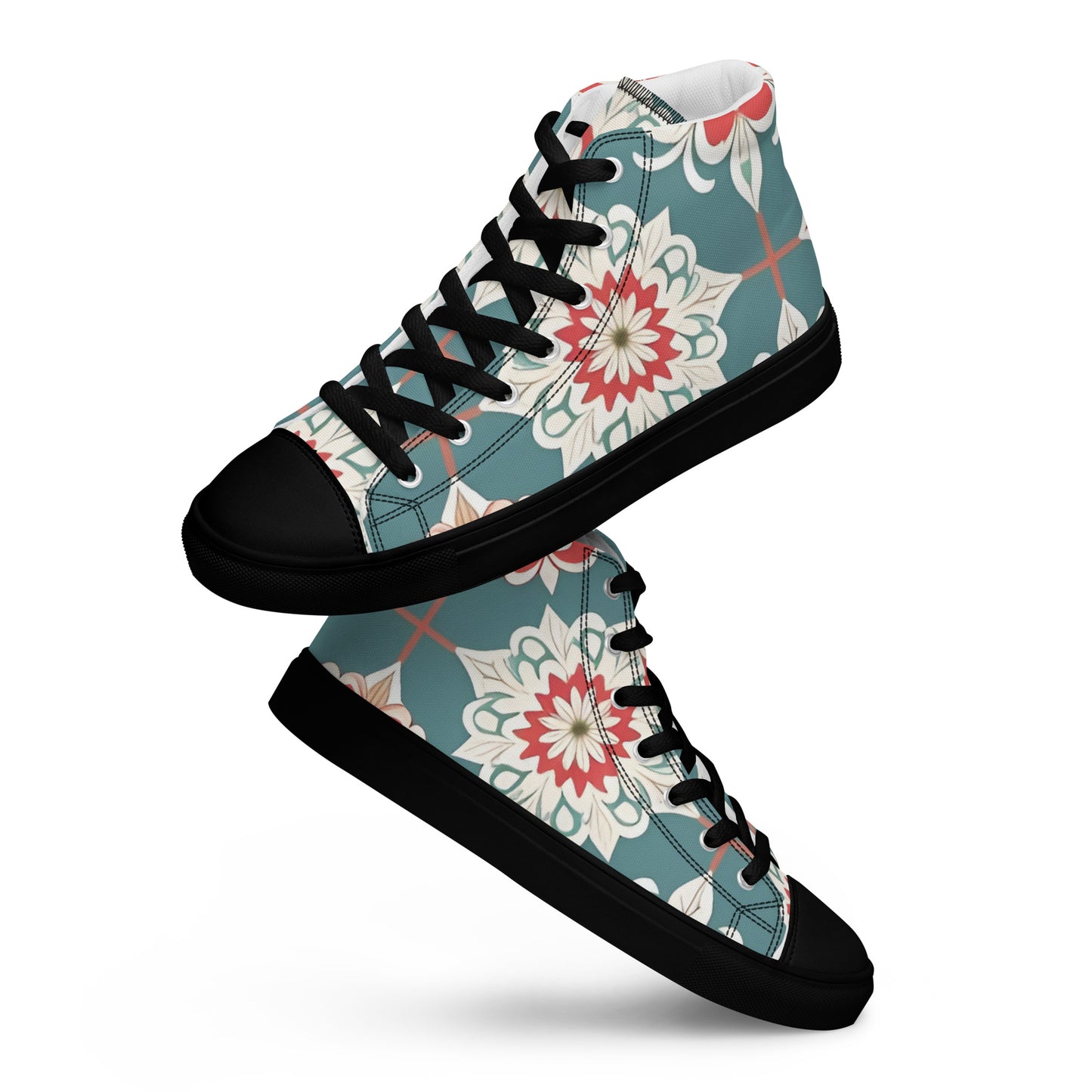 Men’s high top canvas shoes