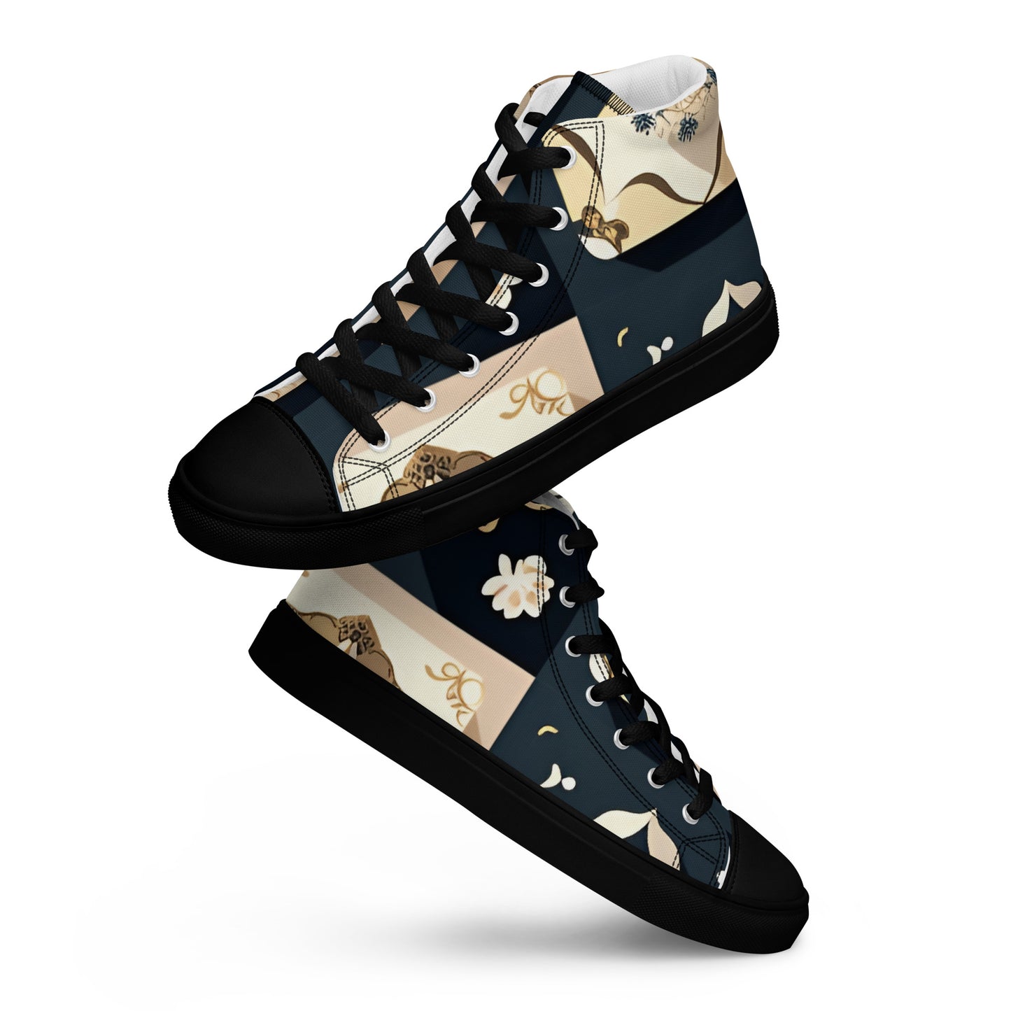 Men’s high top canvas shoes