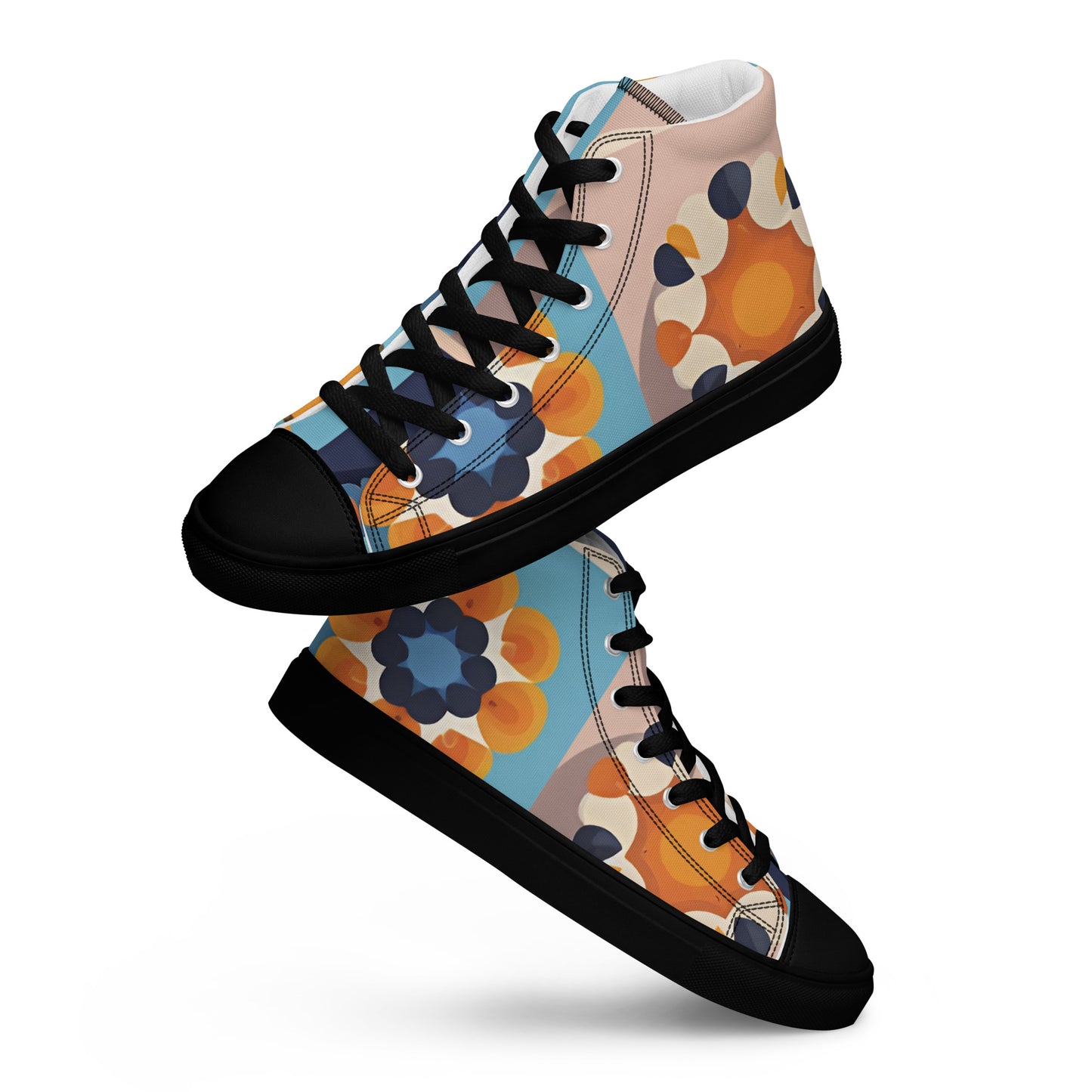 Men’s high top canvas shoes