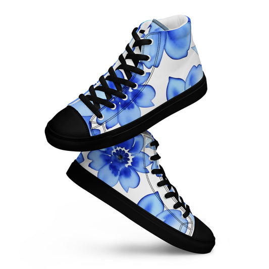 Men’s high top canvas shoes