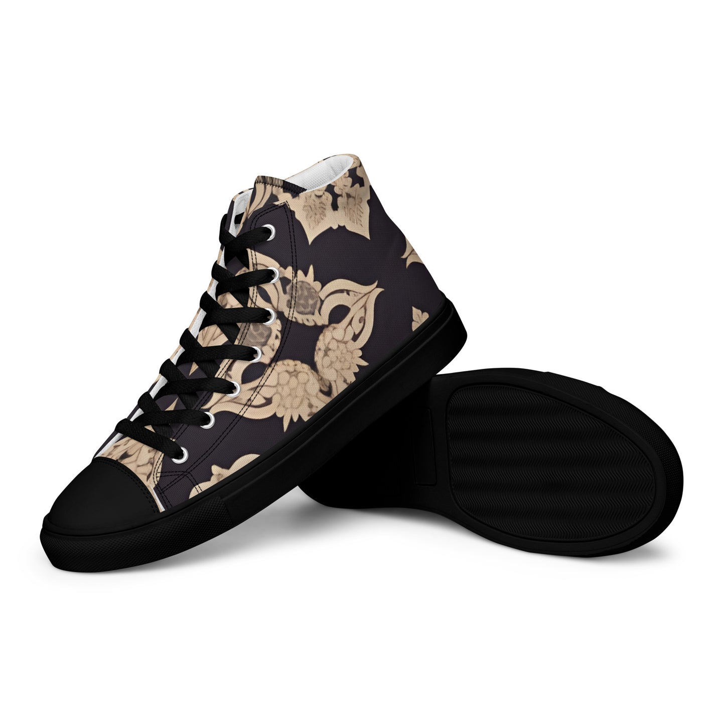 Men’s high top canvas shoes