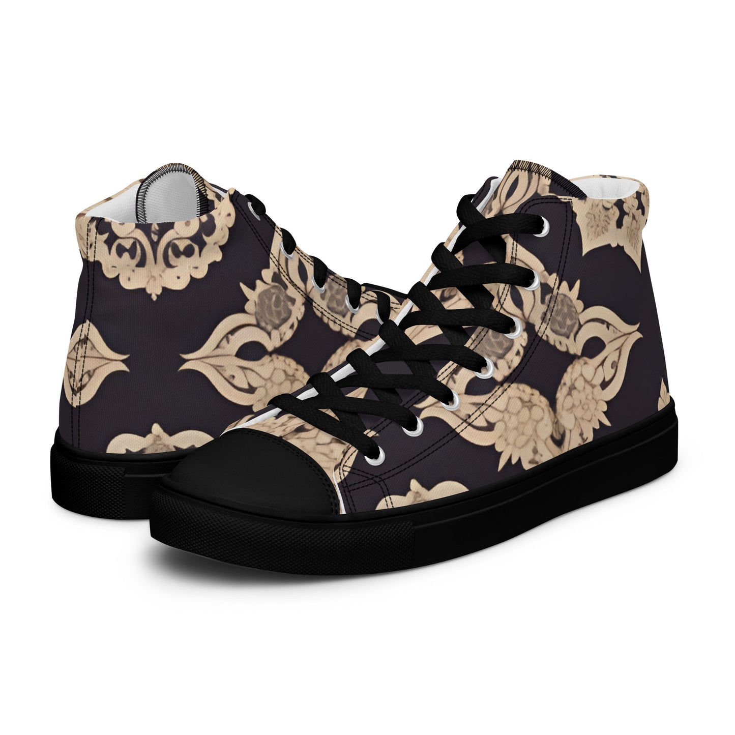 Men’s high top canvas shoes