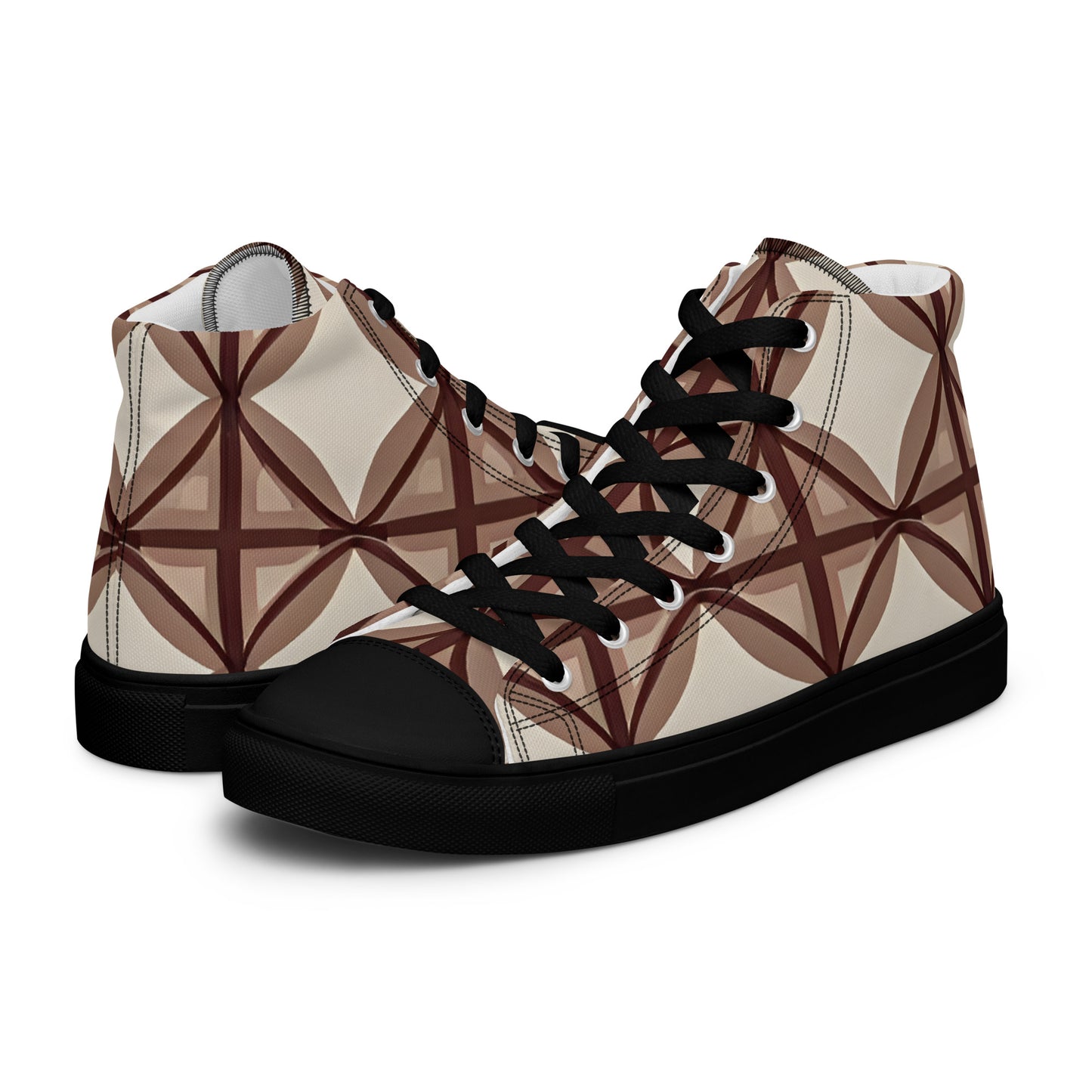 Men’s high top canvas shoes