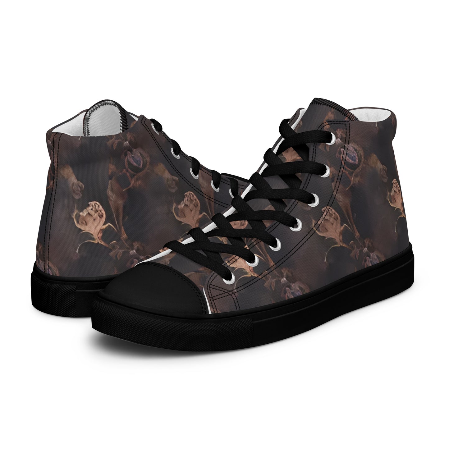 Men’s high top canvas shoes