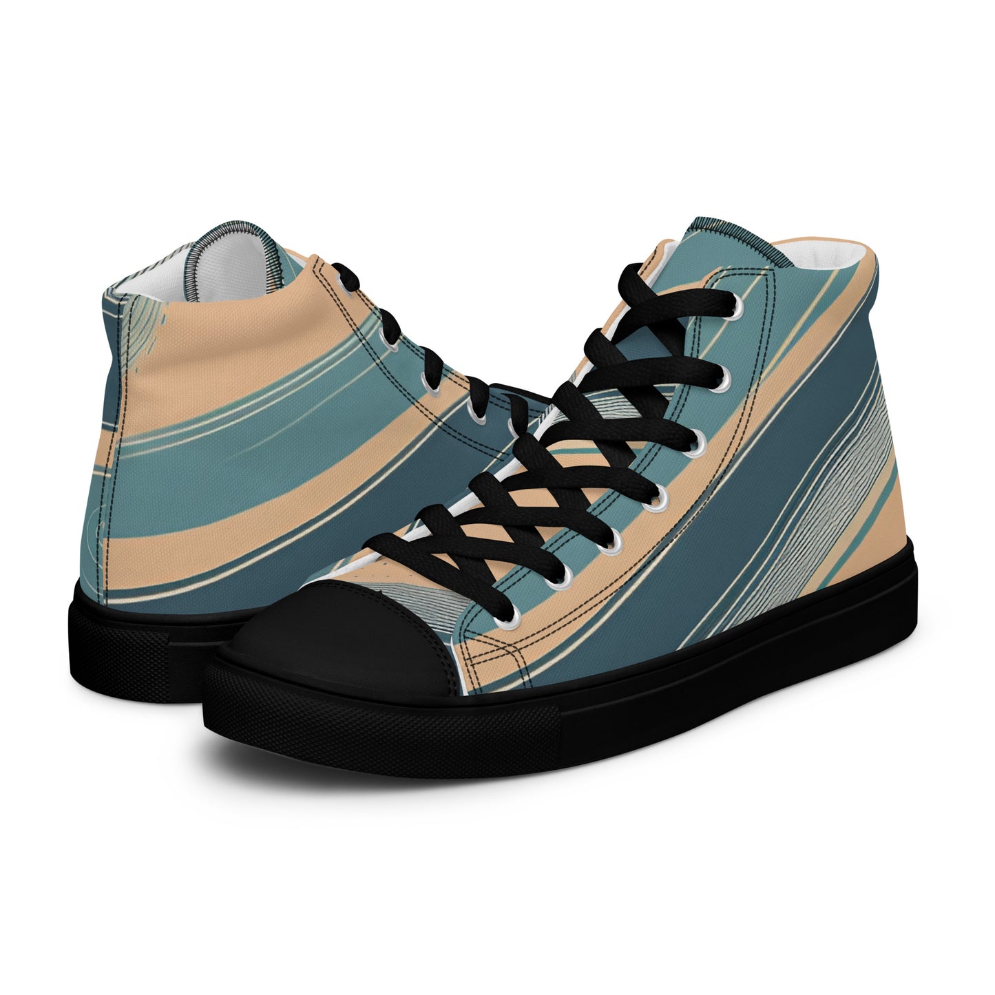 Men’s high top canvas shoes