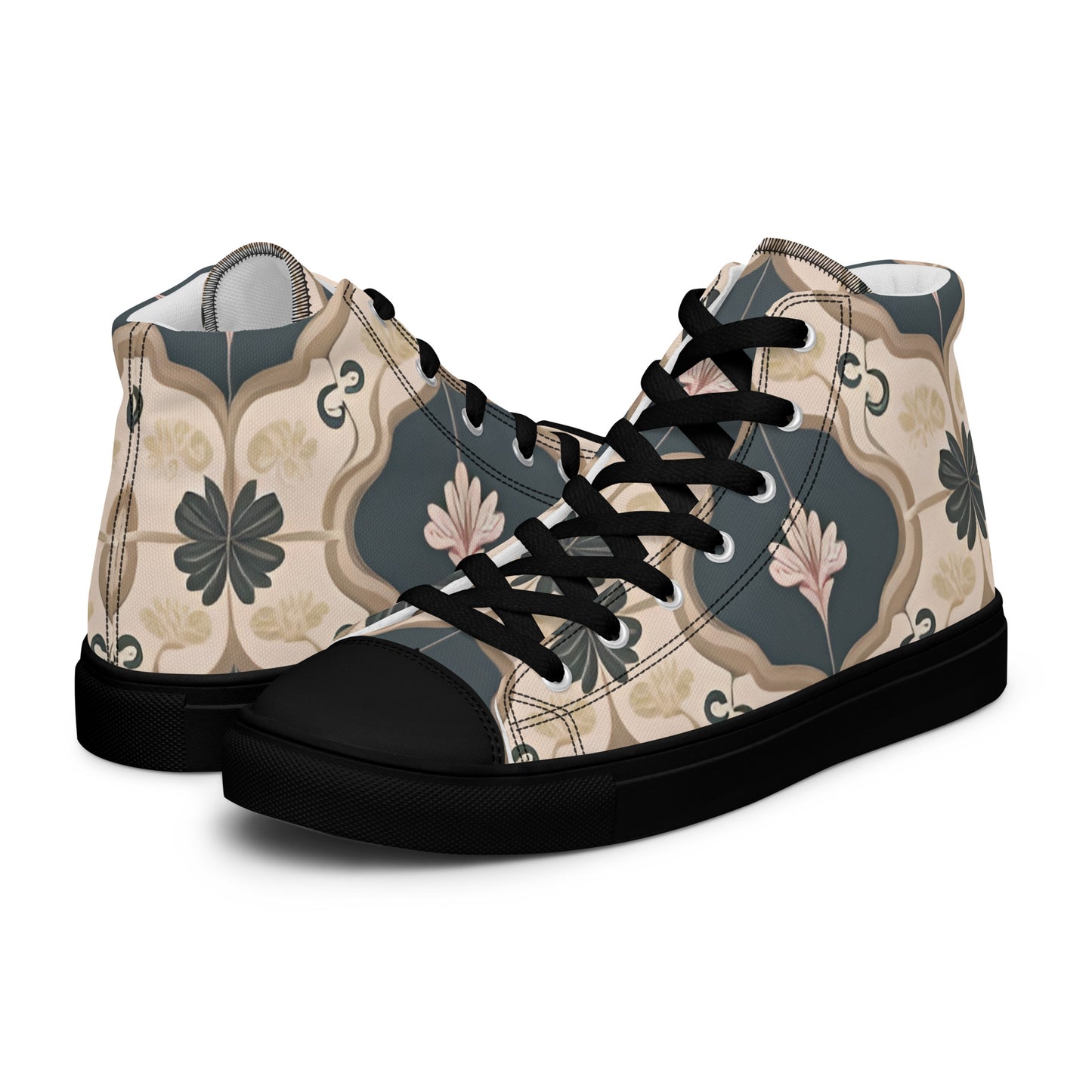 Men’s high top canvas shoes