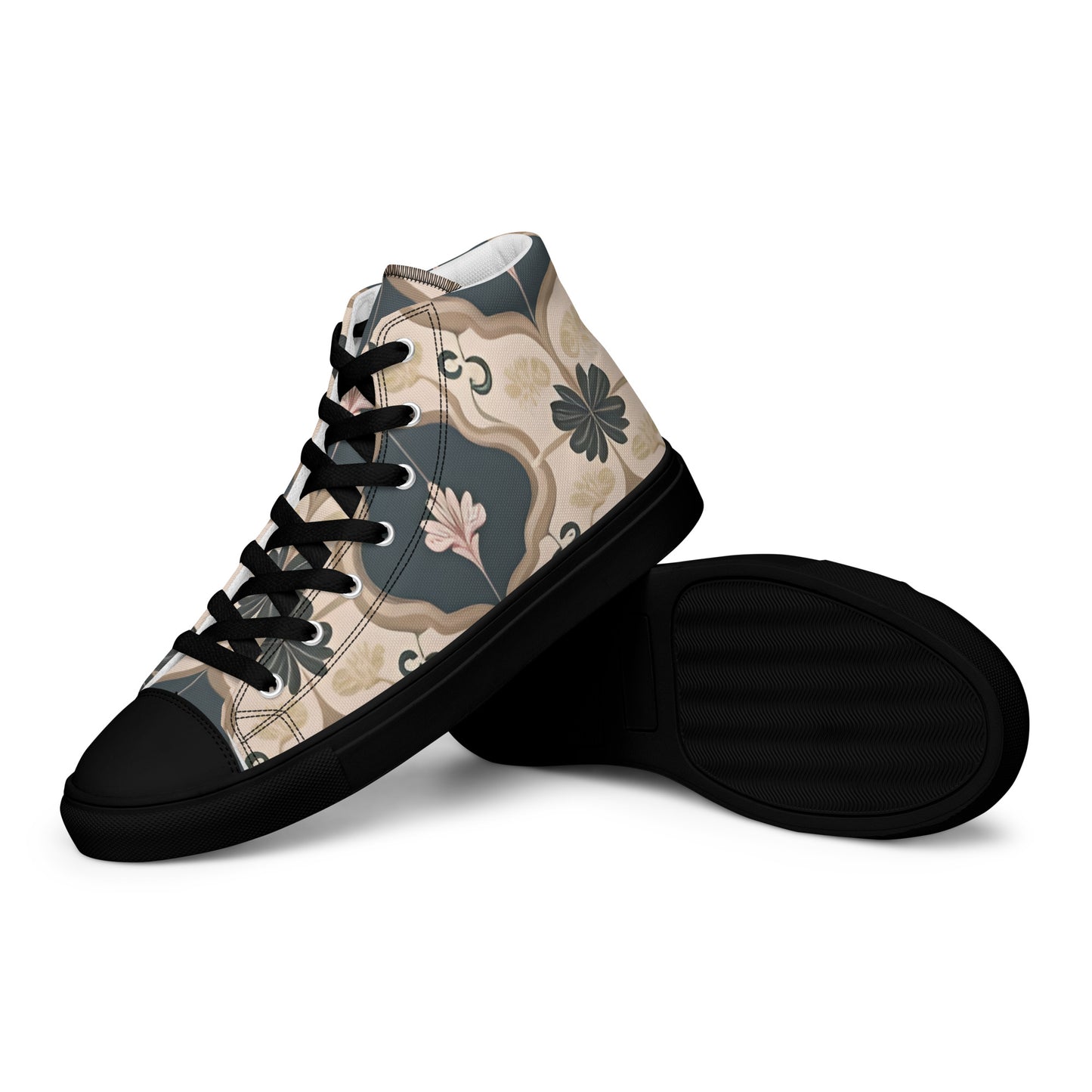 Men’s high top canvas shoes