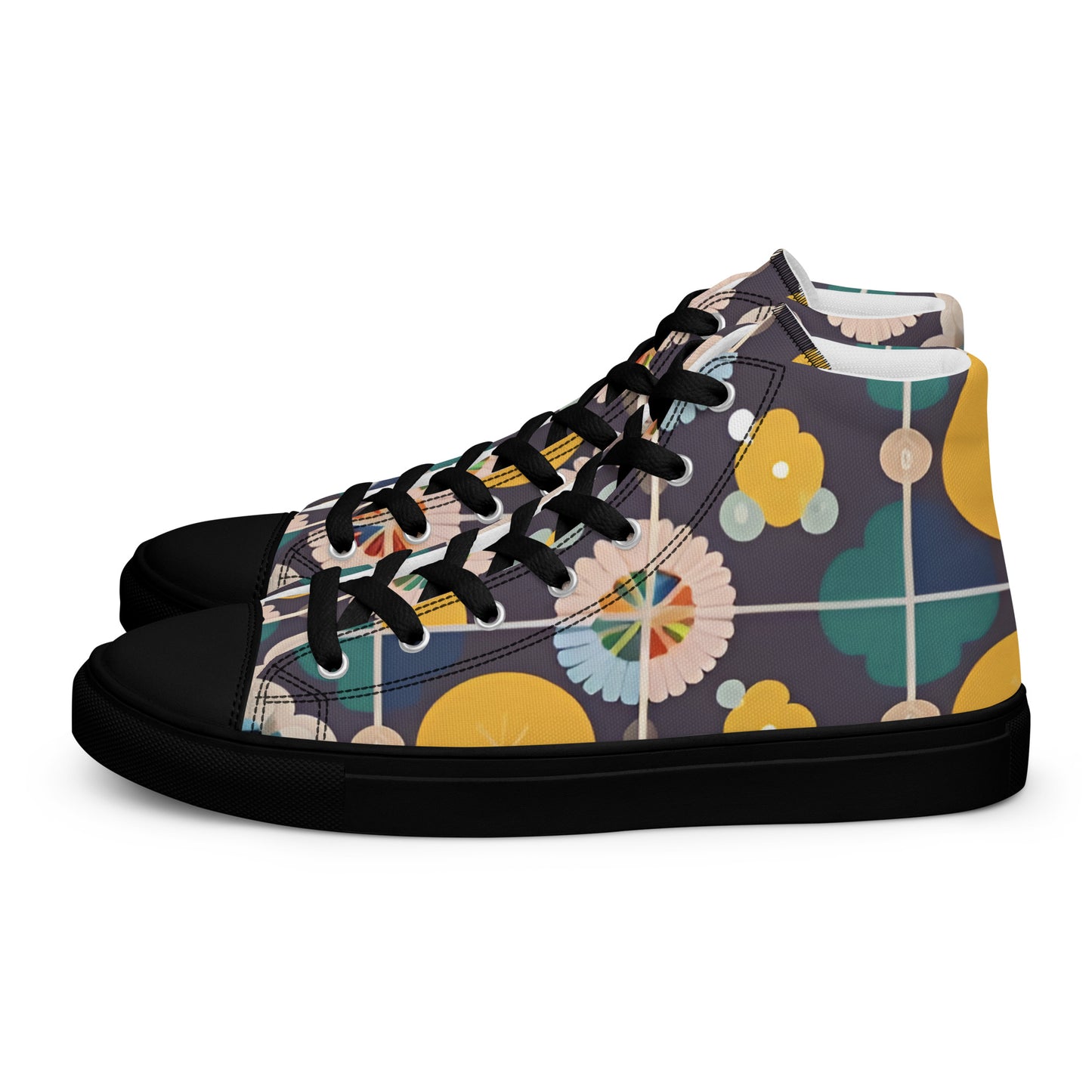 Men’s high top canvas shoes