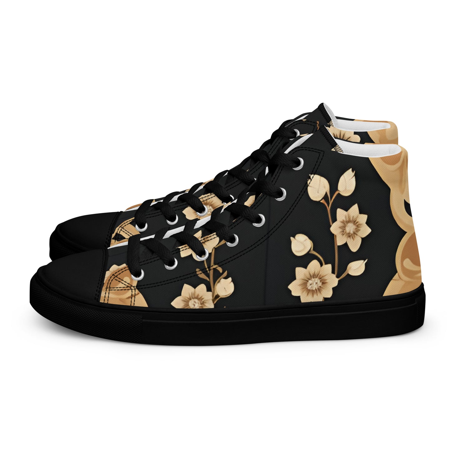 Men’s high top canvas shoes