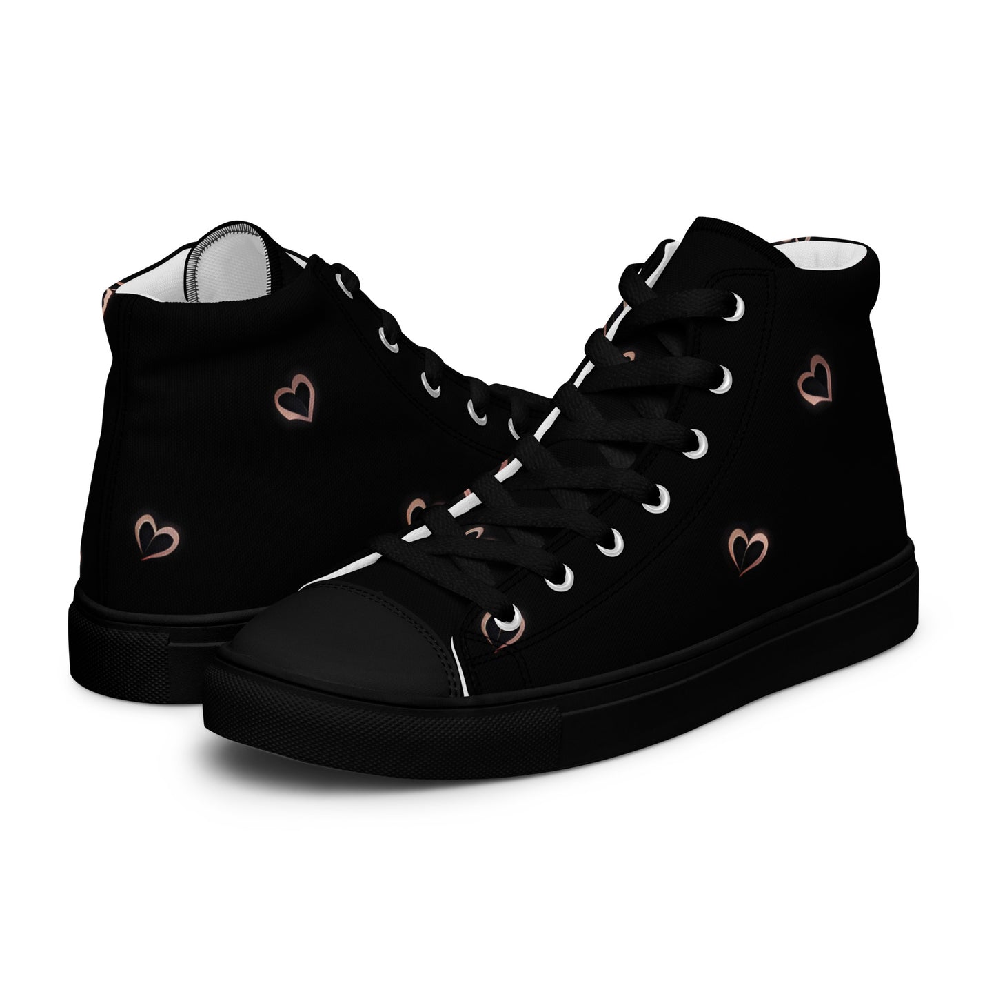 Men’s high top canvas shoes