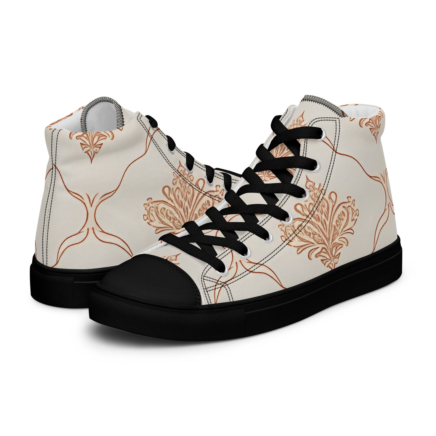 Men’s high top canvas shoes