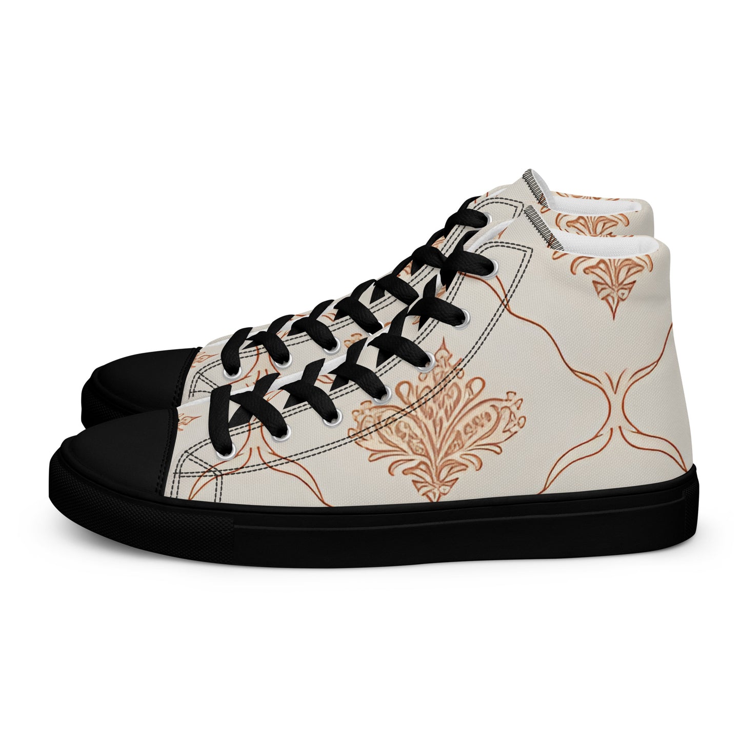 Men’s high top canvas shoes