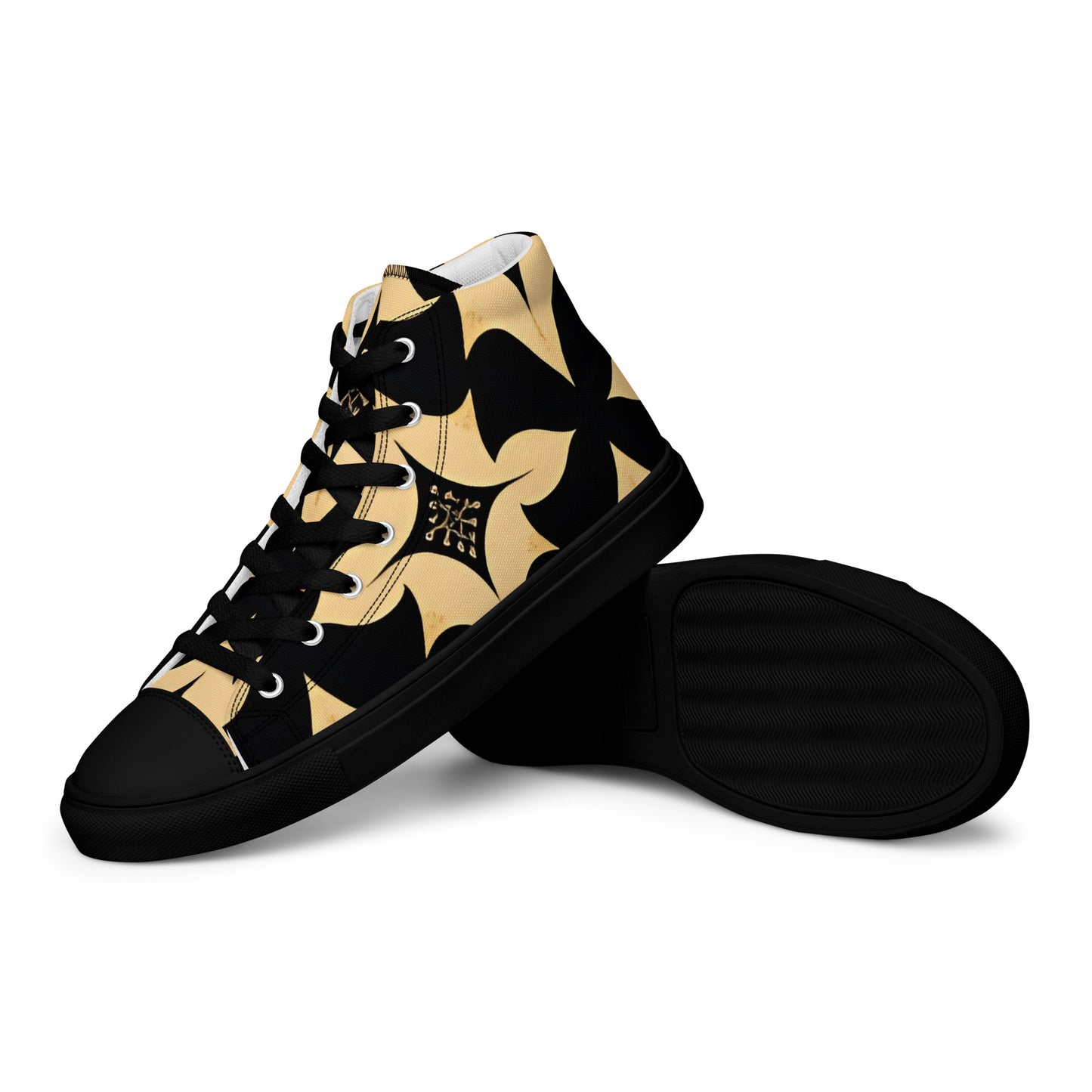 Men’s high top canvas shoes