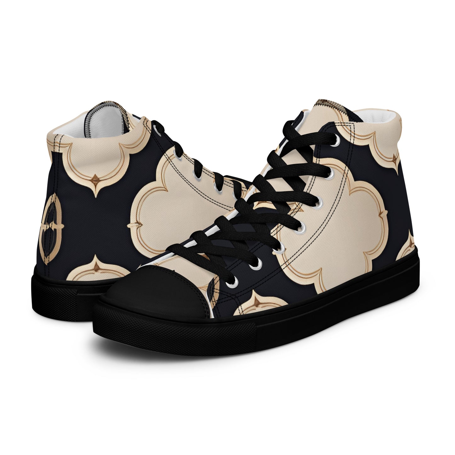 Men’s high top canvas shoes