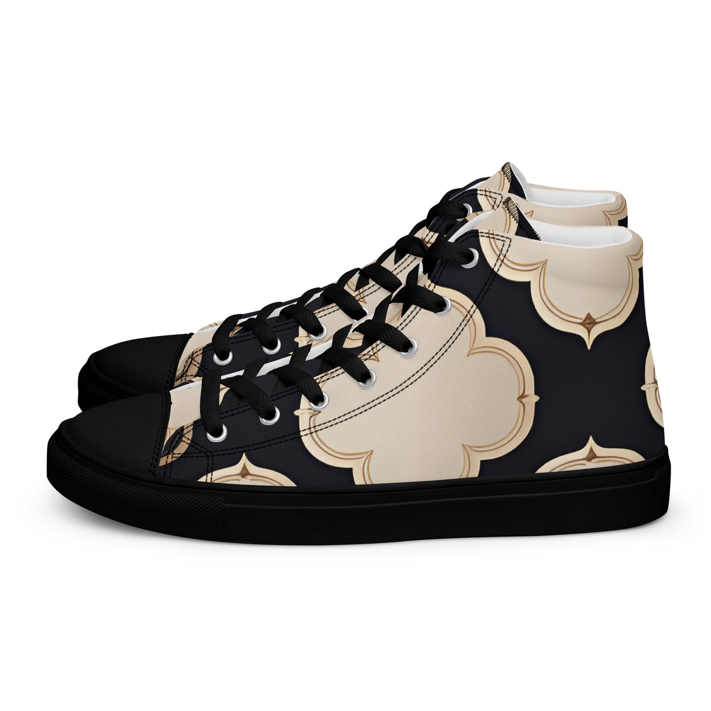 Men’s high top canvas shoes