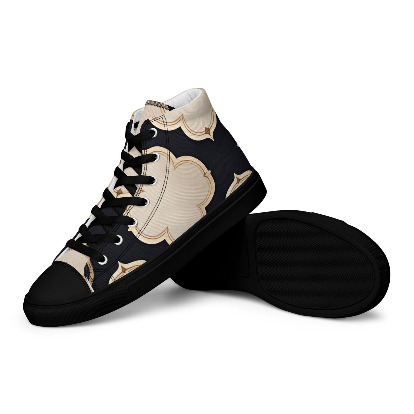 Men’s high top canvas shoes