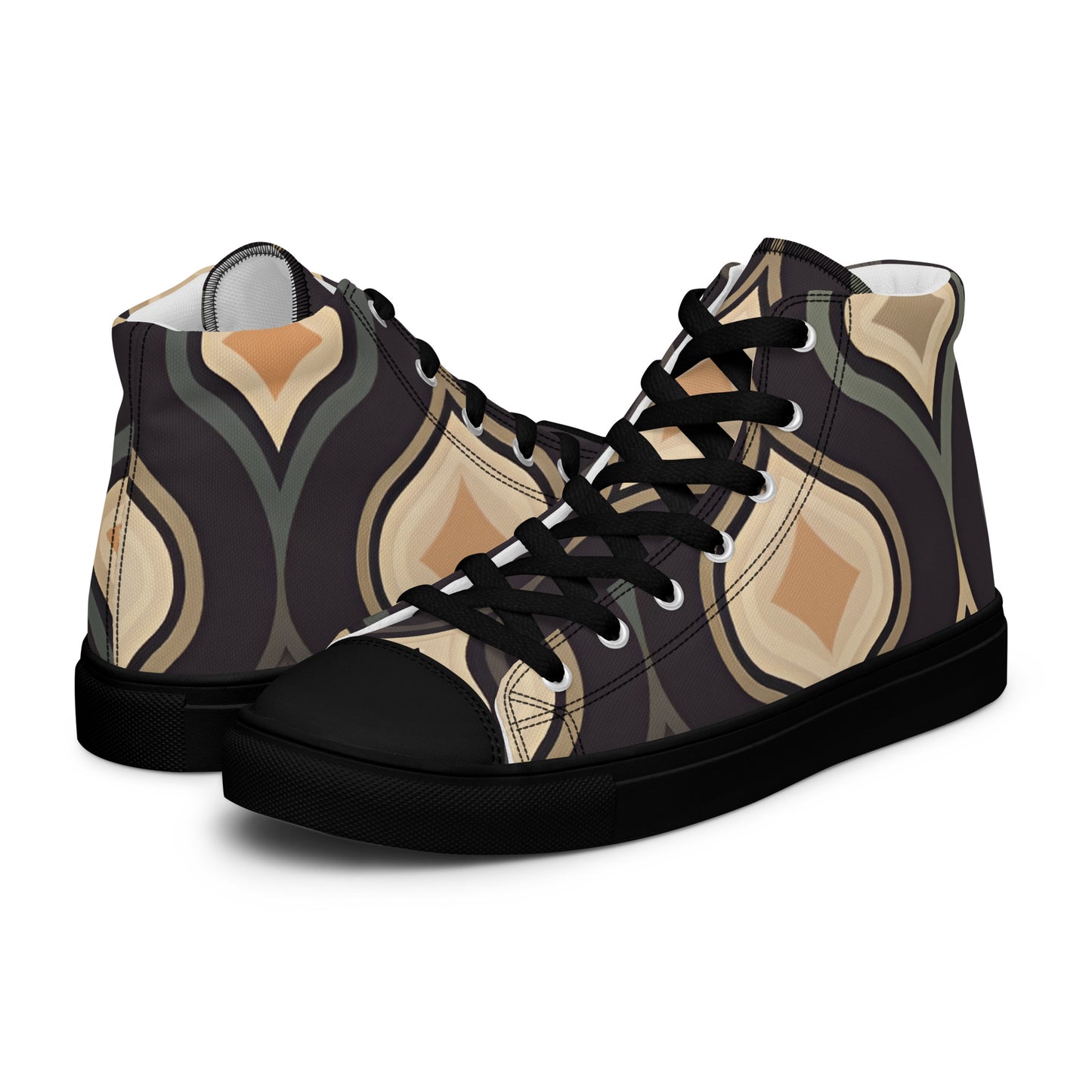 Men’s high top canvas shoes