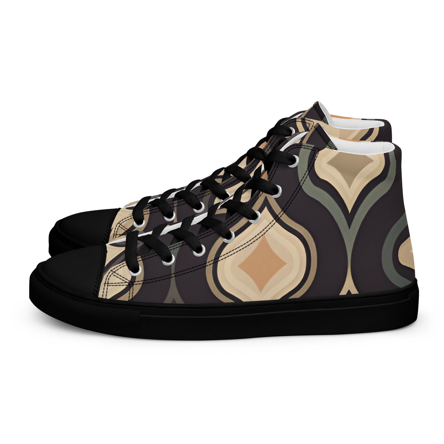 Men’s high top canvas shoes