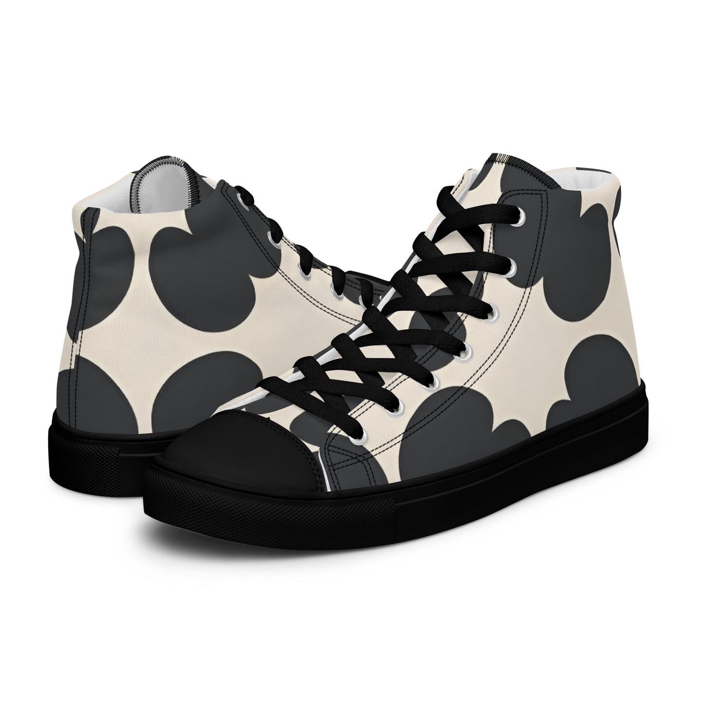 Men’s high top canvas shoes