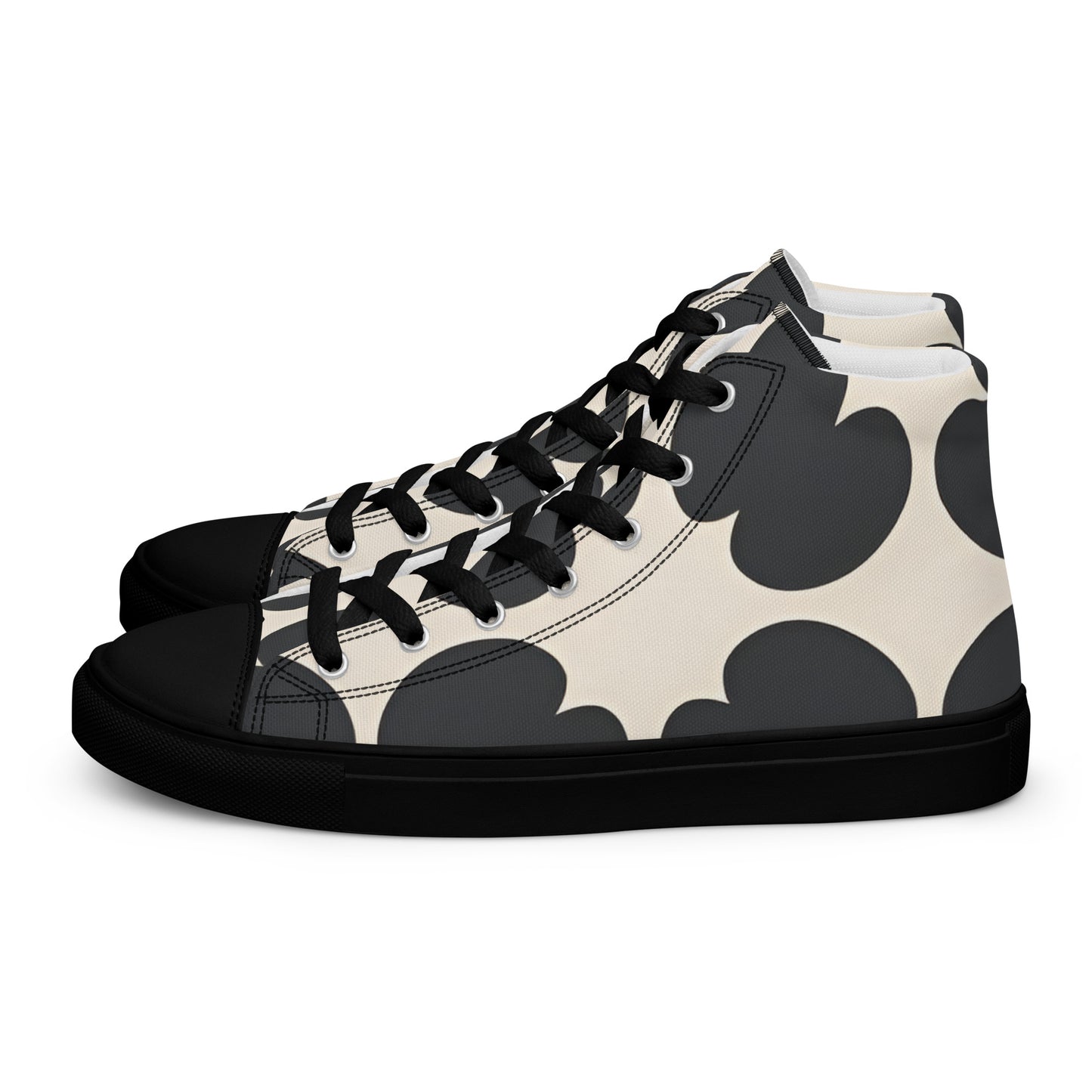 Men’s high top canvas shoes