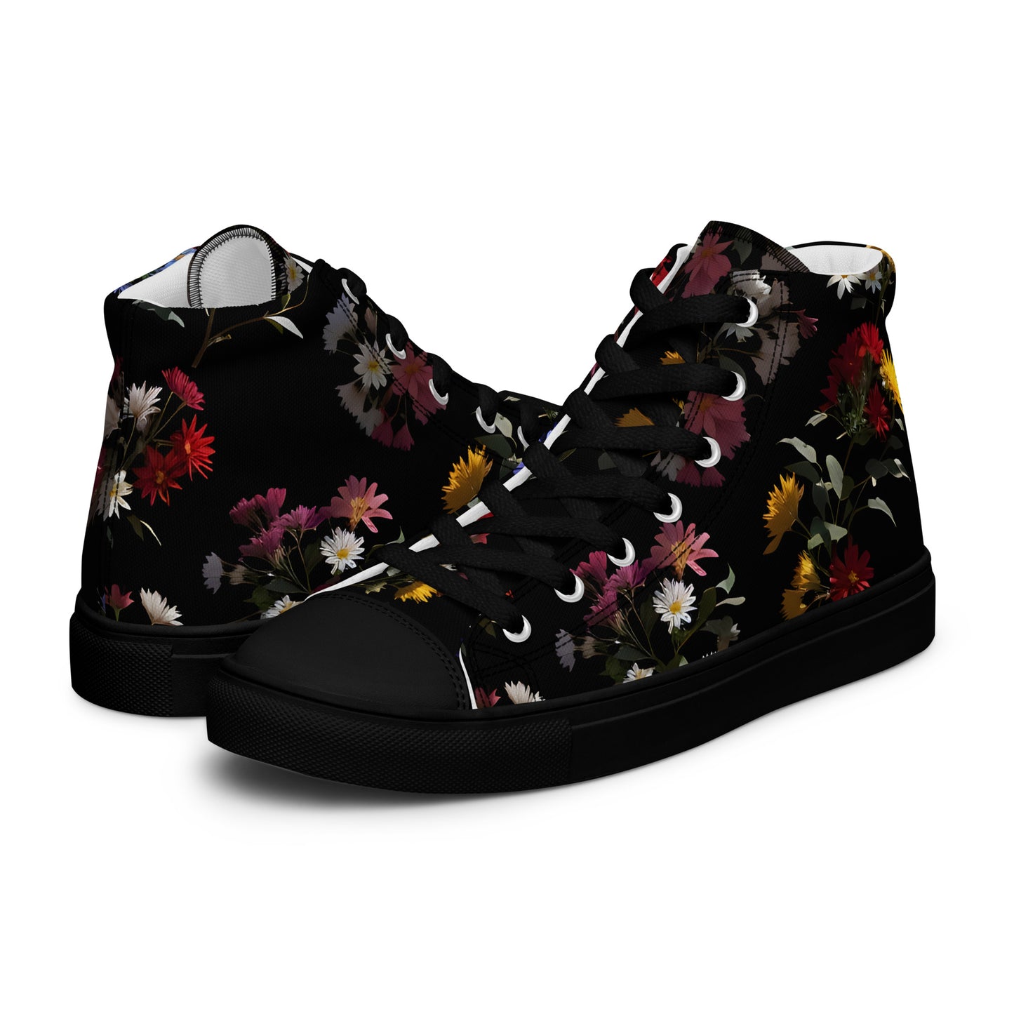 Men’s high top canvas shoes