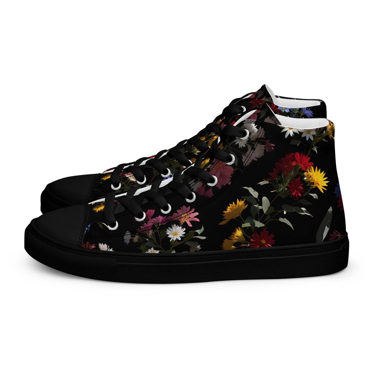 Men’s high top canvas shoes