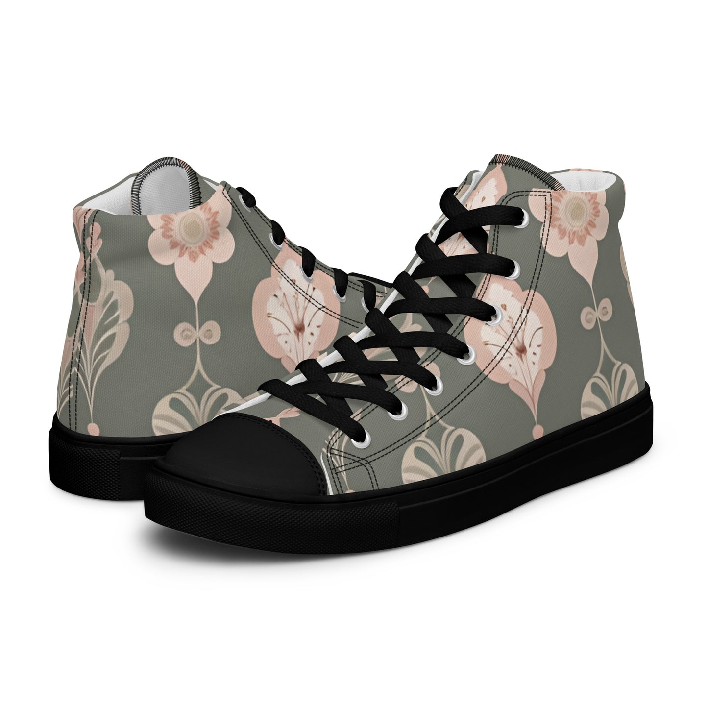 Men’s high top canvas shoes