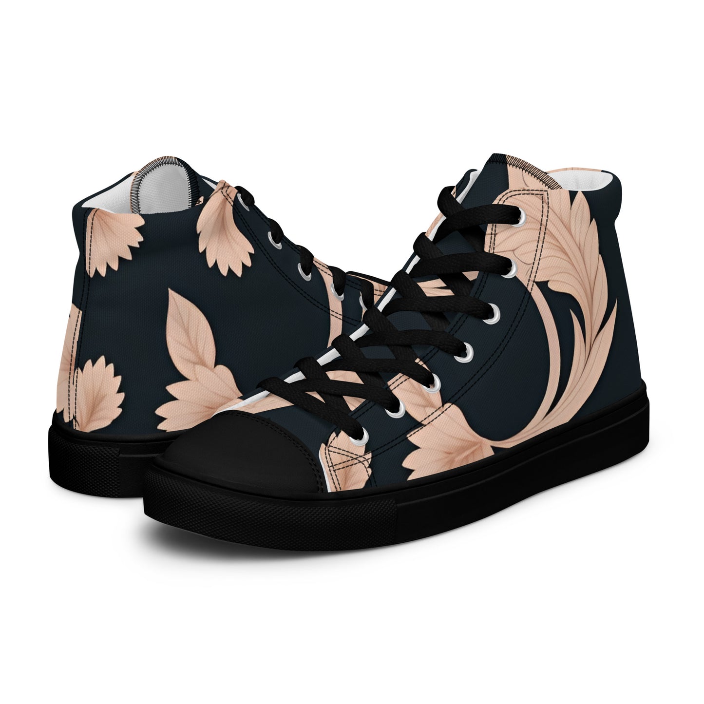 Men’s high top canvas shoes