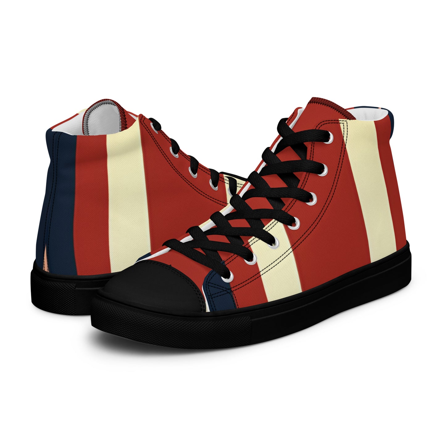 Men’s high top canvas shoes