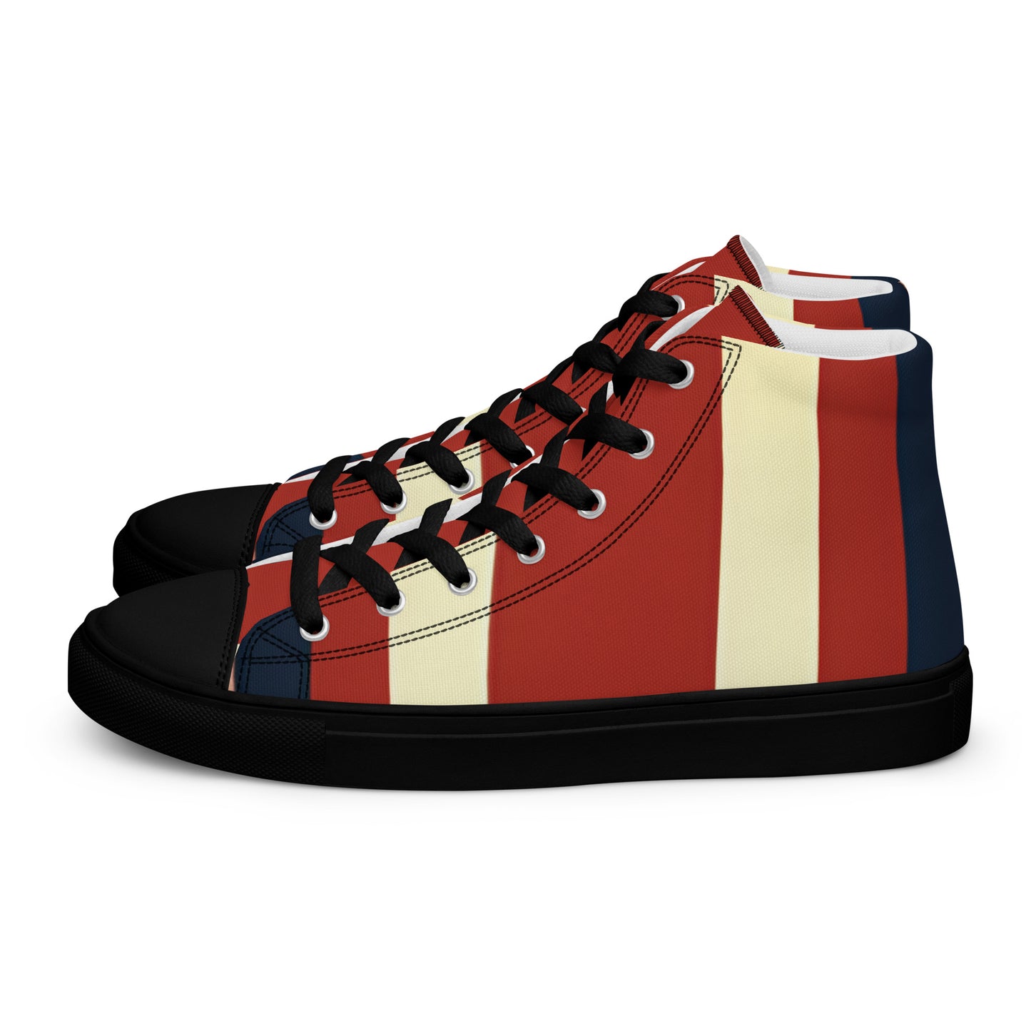 Men’s high top canvas shoes