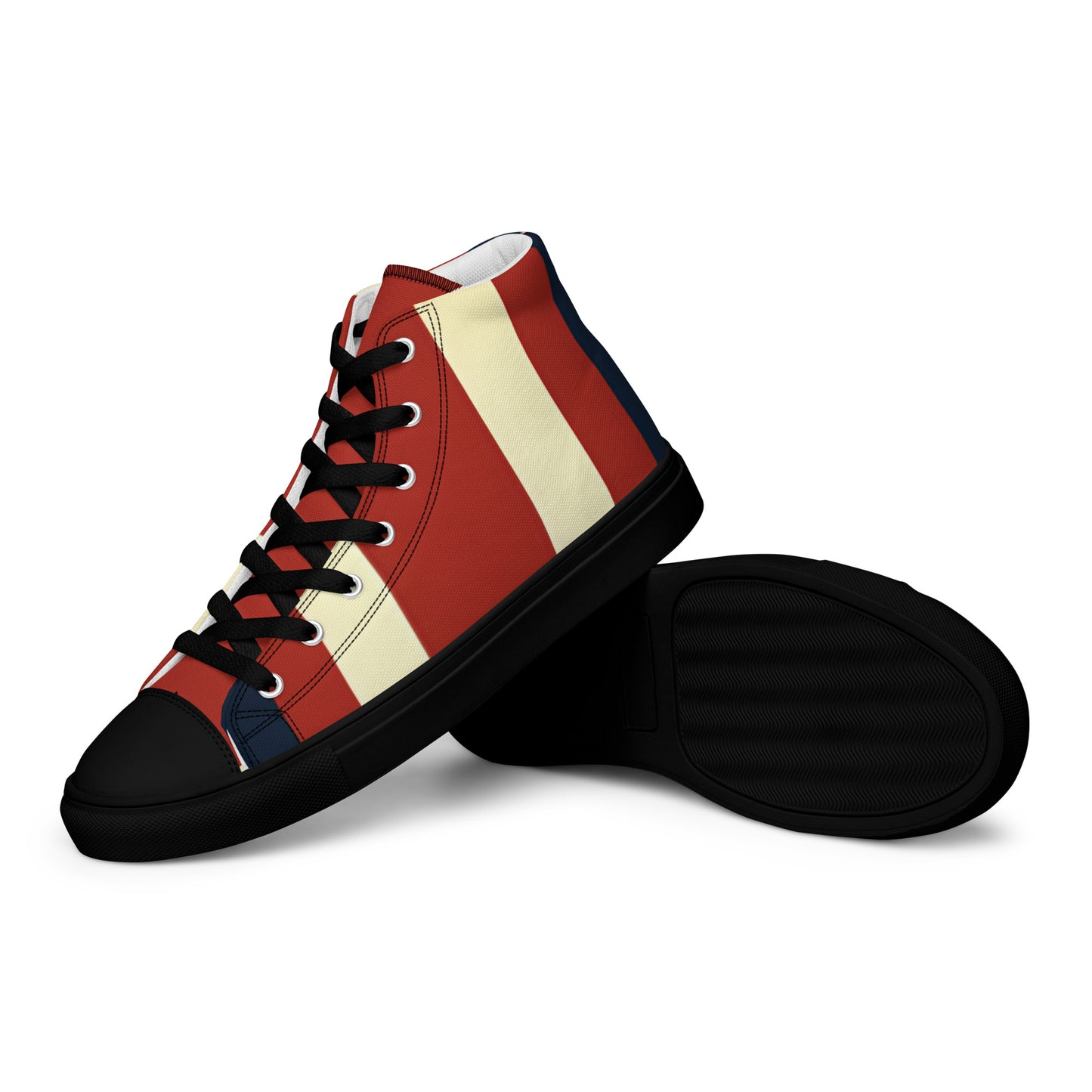 Men’s high top canvas shoes