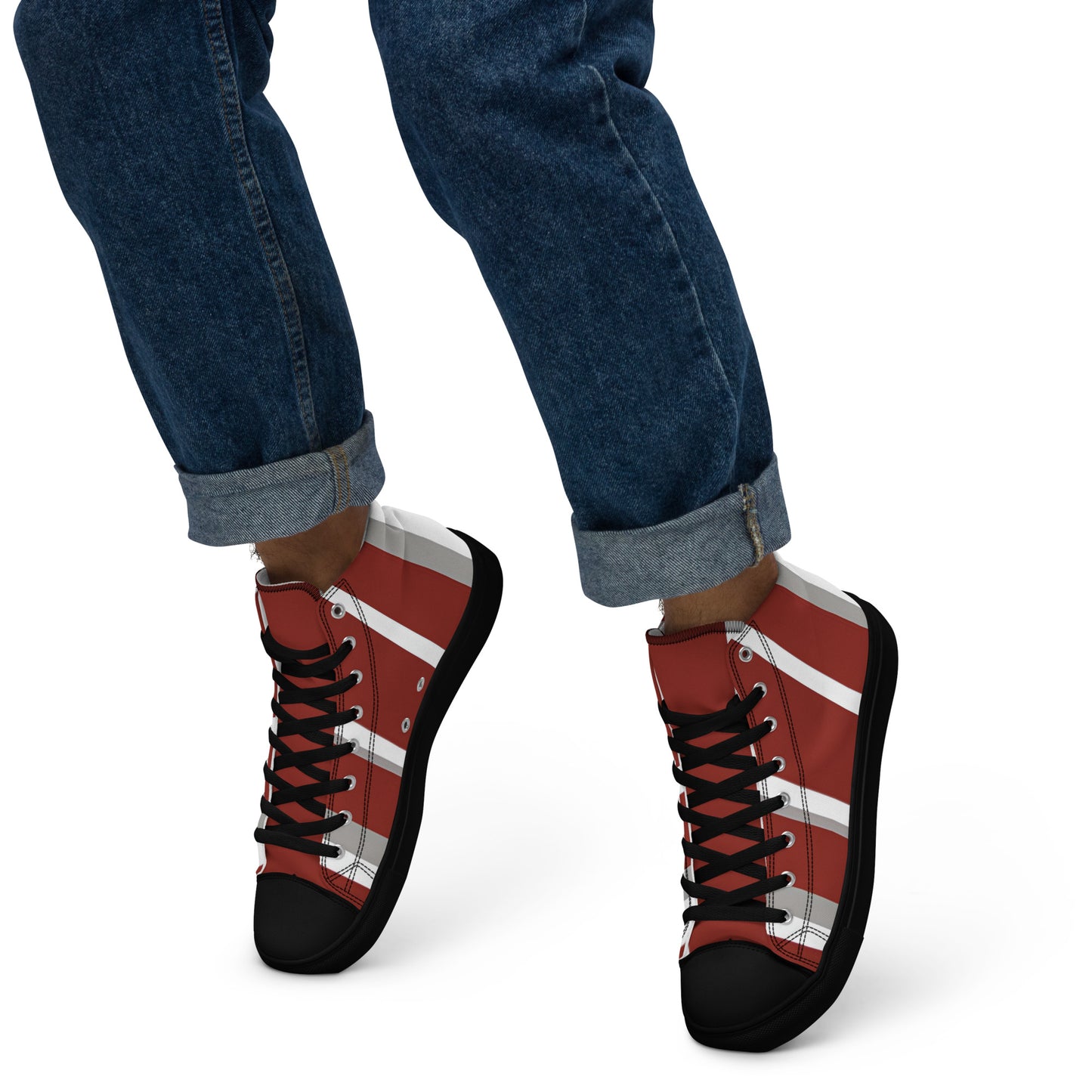 Men’s high top canvas shoes