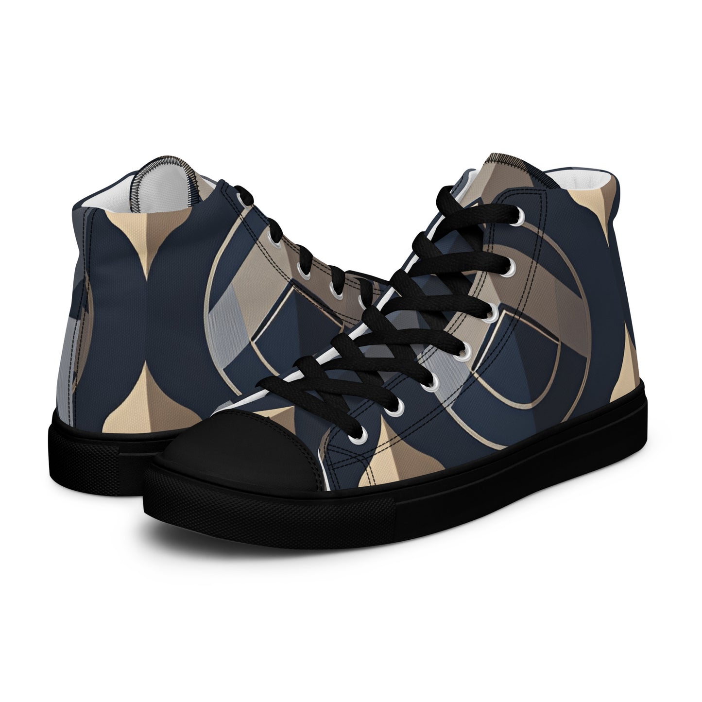 Men’s high top canvas shoes