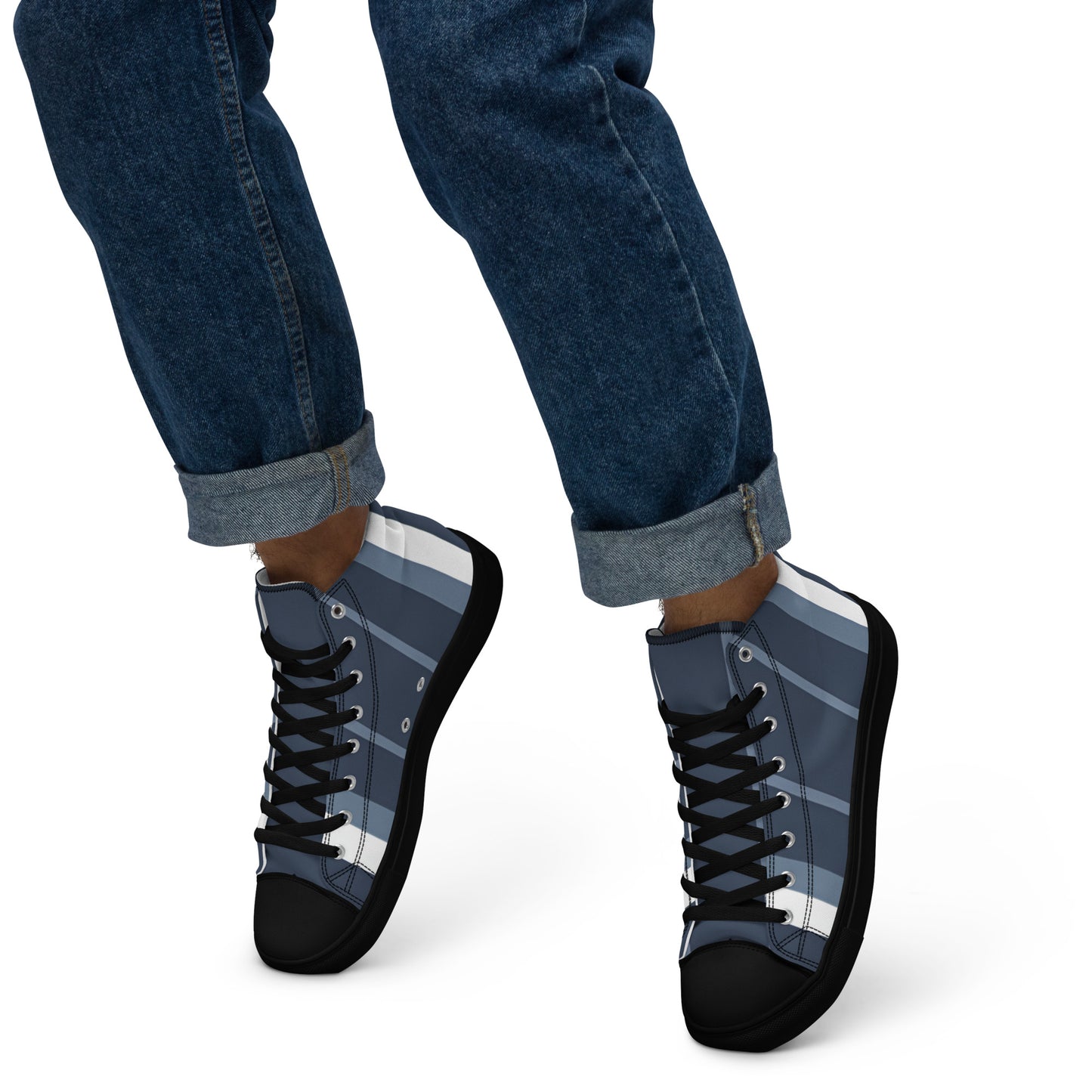 Men’s high top canvas shoes