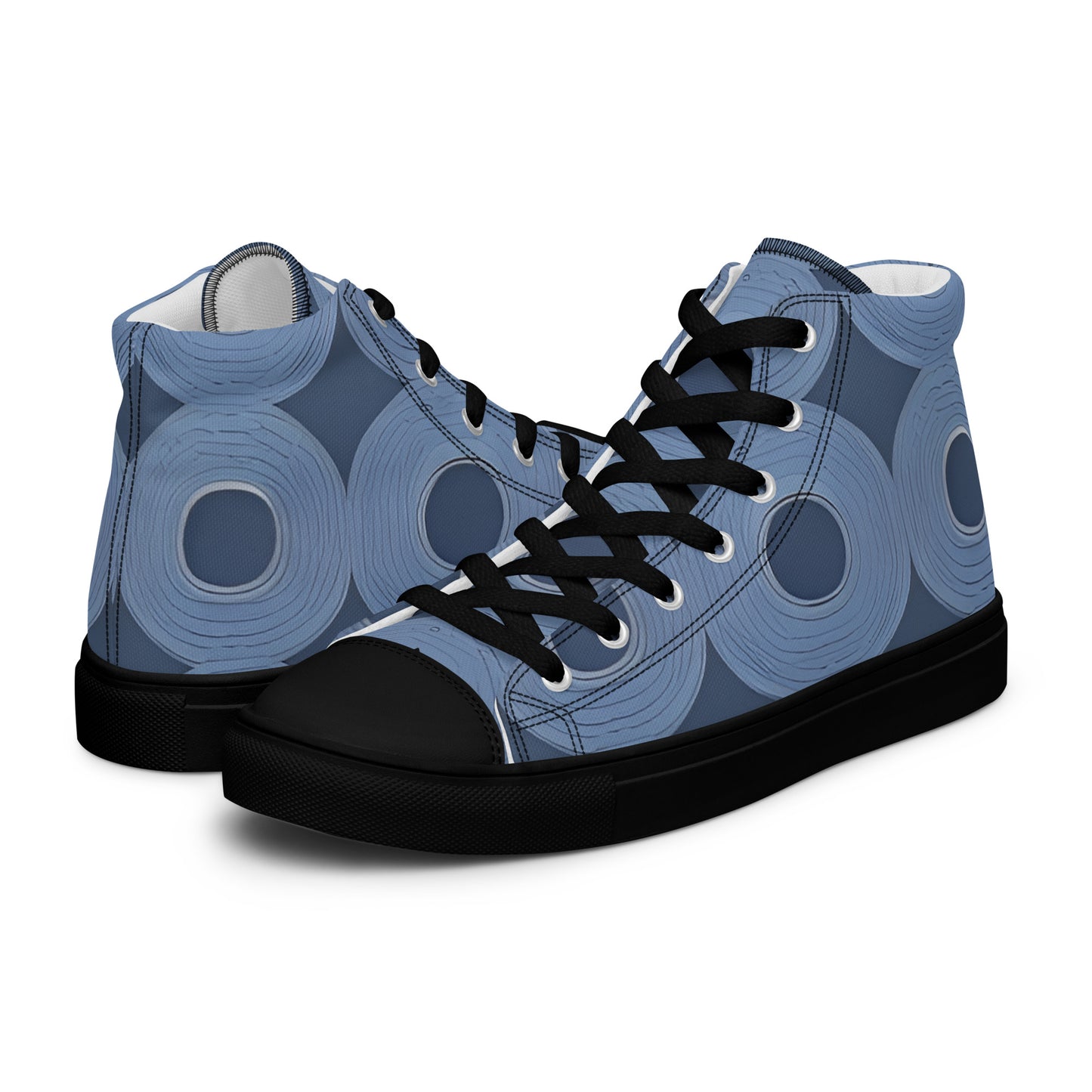 Men’s high top canvas shoes