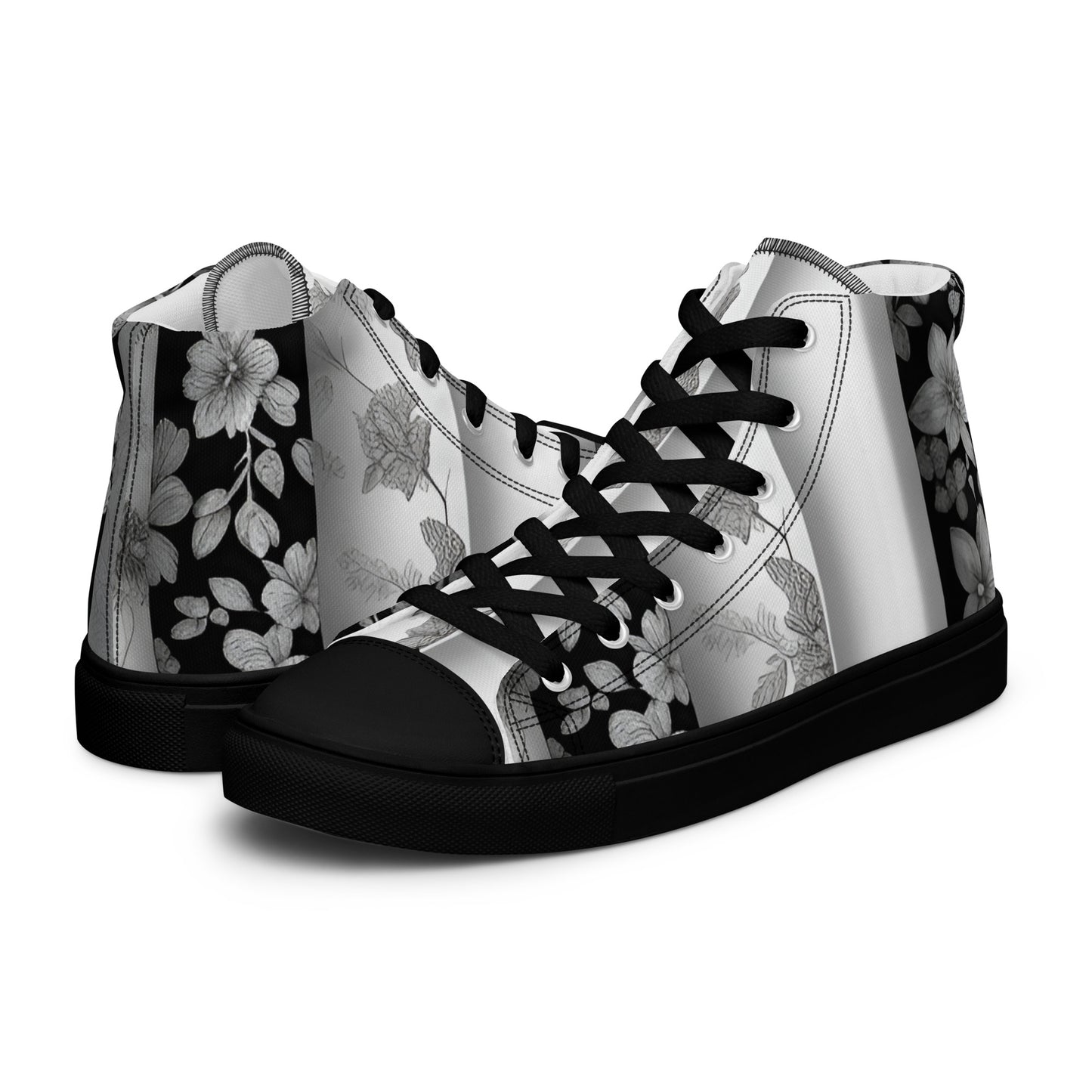 Men’s high top canvas shoes